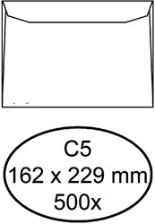 Enveloppen bank 162x229mm Quantore ds/500
