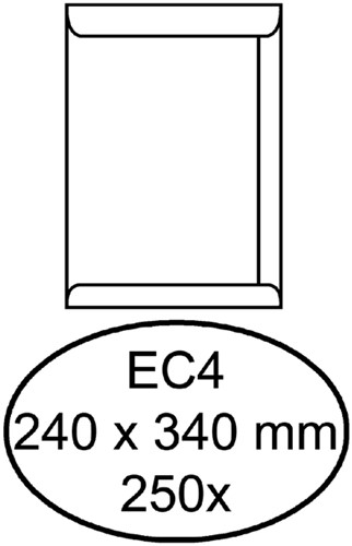 Enveloppen akte 240x340mm Quantore ds/250