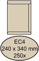 Enveloppen akte 240x340mm Quantore creme ds/250