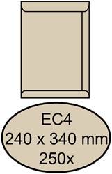 Enveloppen akte 240x340mm Quantore creme ds/250