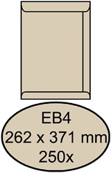 Enveloppen akte 262x371mm Quantore creme ds/250