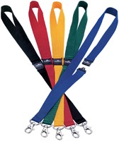 Textielkoord Durable 8137 44cm met veerhaak zwart-3