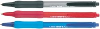Balpen Bic soft feel clic blauw M-3