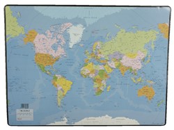 Esselte bureau-onderlegger wereldkaart