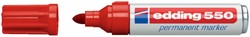 Viltstift Edding 550 rood