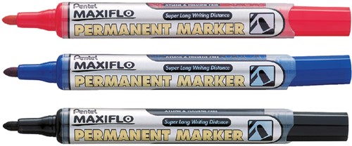 Viltstift Pentel Maxiflo NLF50 zwart-2
