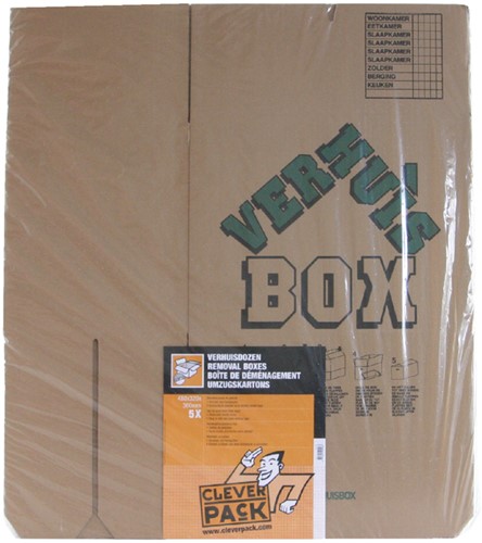 Doos verhuizing 480x320x360 Cleverpack 166 pk/5-2