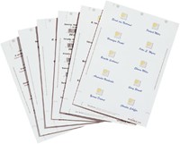 Badgekaart Durable 1453 40x75mm pk/240