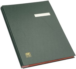 Vloeiboek 20-vaks Elba zwart