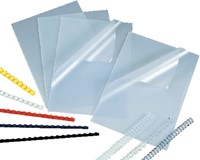 Voorblad GBC A4 PVC 240 micron transparant pk/100-2