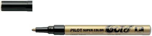 Viltstift Pilot Super Color F goud