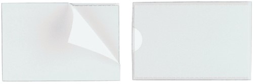 Etikethouder Durable Pockerfix 57x90mm zelfklevend pk/10