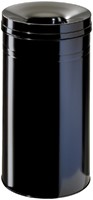 Papierbak metaal 510mm 30ltr vlamdover zwart