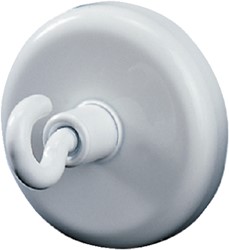 Magneet 36mm met haak -8kg wit