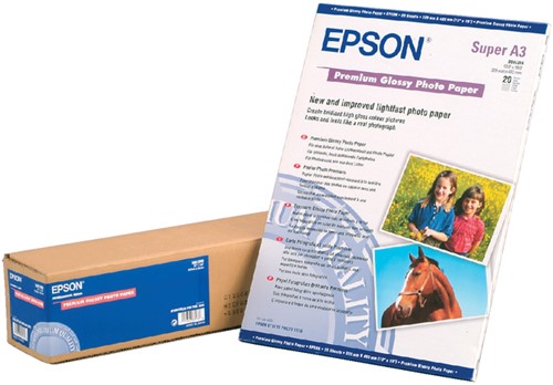 Inktjetpapier Epson A3 255g premium glossy pk/20