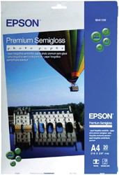 Inktjetpapier Epson A4 251g premium semi glossy pk/20