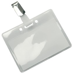 Badge met clip