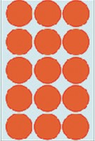 Etiket rond 32mm rood Herma 2272 ds/480-3