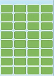 Etiket Herma  12x 19mm 3645 pk/160 groen