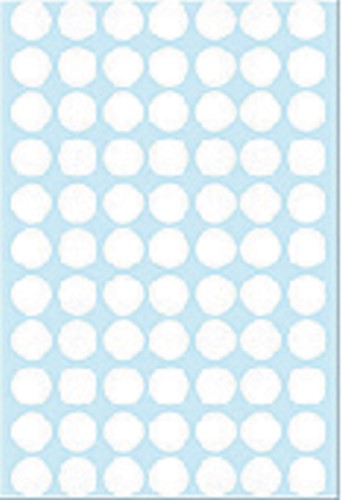 Etiket rond 13mm wit 2230 ds/2464-3