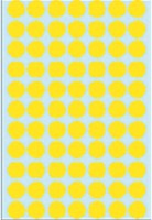 Etiket rond 13mm geel 2231 ds/2464-3