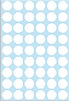 Etiket rond 16mm wit 2240 ds/1728-3