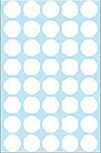 Etiket rond 19mm wit Herma 2250 ds/1280-3
