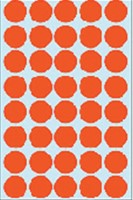 Etiket rond 19mm rood Herma 2252 ds/1280-3
