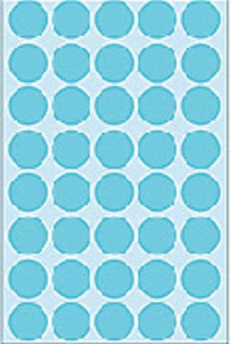 Etiket rond 19mm blauw Herma 2253 ds/1280-3