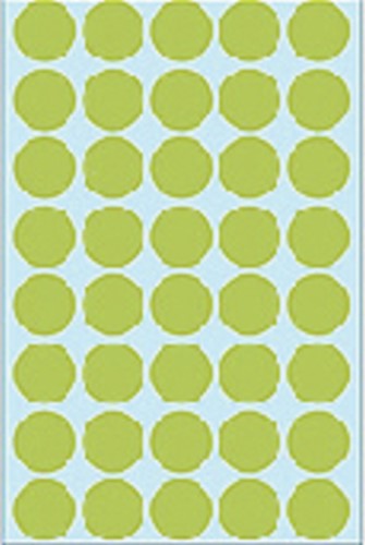 Etiket rond 19mm groen Herma 2255 ds/1280-3