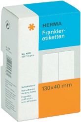 Etiket frankeer 130x40mm Herma 4328 ds/500