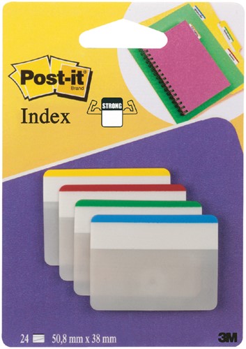 Post-it Indextabs strong 50mm pk/24