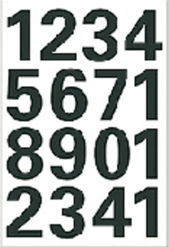 Etiket Herma 4168 25mm getallen 0-9 zwart