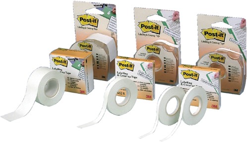Correctietape 3M Post-it 658D 25.4mmx18m 6regels dispenser