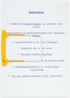 Jalemaclip buismechaniek geel Jalema ds/100-3