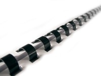 Bindruggen 21r.  8mm zwart ds/100-3