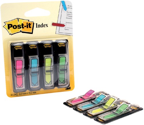 Post-it Indextabs pijlvorm assorti p/50