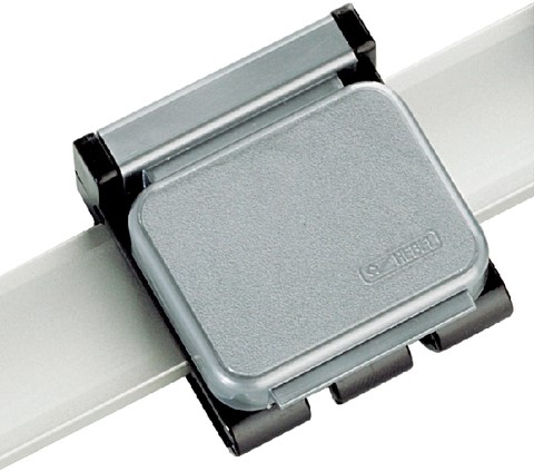 Klemboy Hebel magnetisch schuif grijs