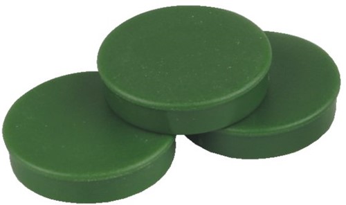 Magneten 10mm huismerk groen ds/10