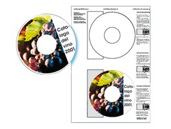 Etiketten voor cd's en dvd's