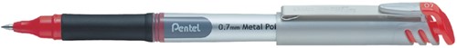 Rollerball Pentel Energel BL17 0.7mm rood