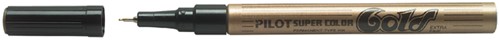 Fineliner Pilot Super Color extra fijn goud