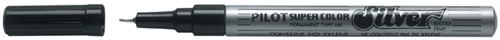 Fineliner Pilot Super Color extra fijn zilver