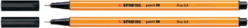 Fineliner STABILO point 88/46 zwart-2