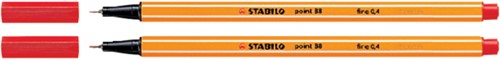 Fineliner STABILO point 88/40 rood-2