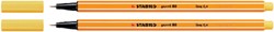 Fineliner STABILO point 88/44 geel