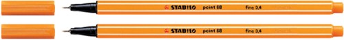 Fineliner STABILO point 88/89 donker oker