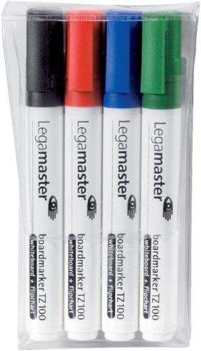 Viltstift Lega TZ100 whitebord 4 kleuren