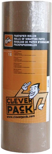 Inpakpapier Cleverpack rol  50cmx220m kraft bruin
