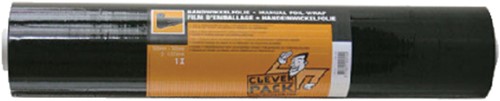 Rekwikkelfolie 50cmx300m 23mic zwart